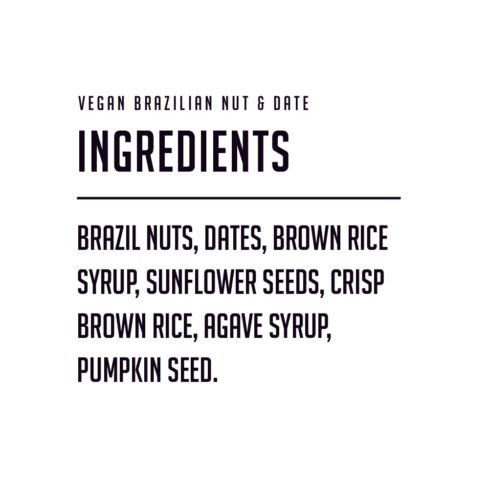 Vegan Brazil Nut & Dates 12-pack - Vel Bars