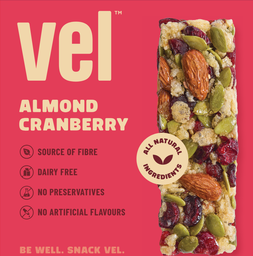 Almond Cranberry 12 Bar Build-A-Box - Vel Bars