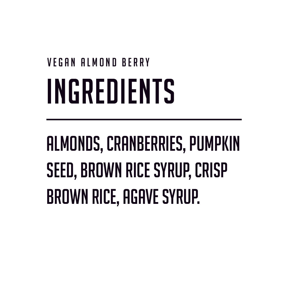 Vegan Almond Berry 12-pack - Vel Bars