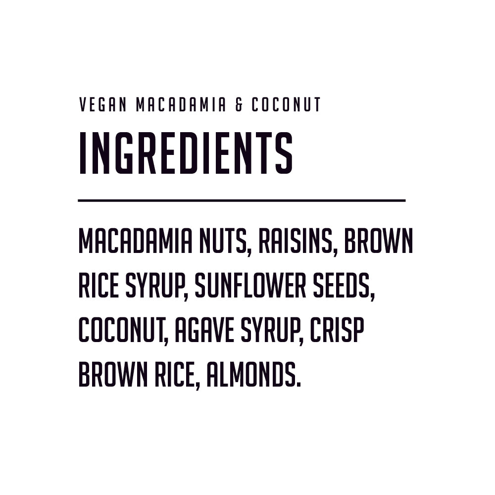 Vegan Macadamia & Coconut 12-pack - Vel Bars