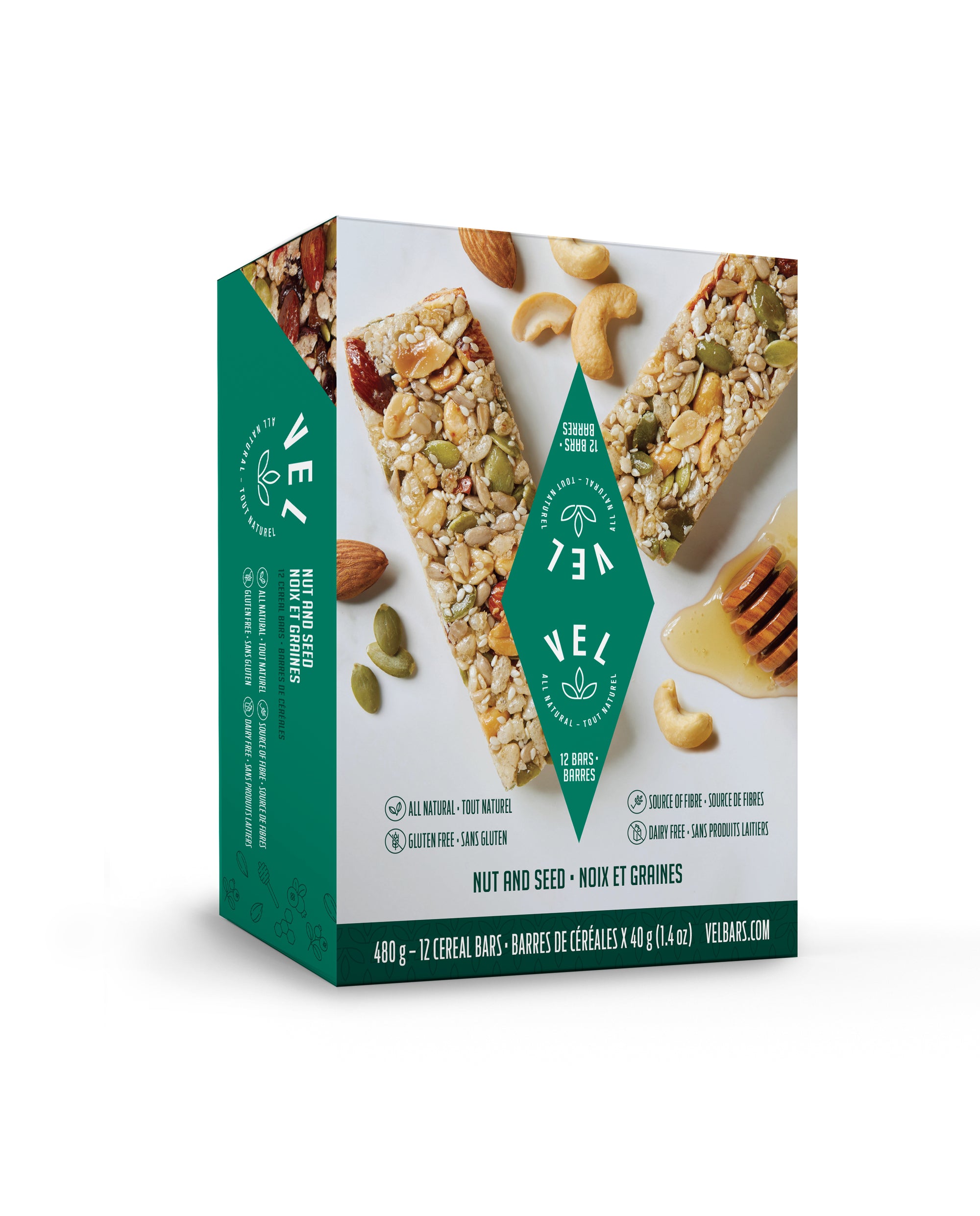 Nut & Seed 12-pack - Vel Bars